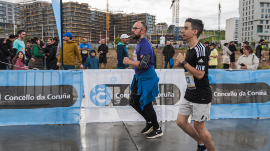 Gran ambiente en una nueva prueba del circuito Coruña Corre