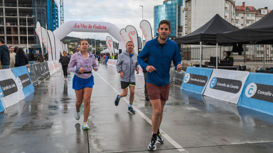 Gran ambiente en una nueva prueba del circuito Coruña Corre