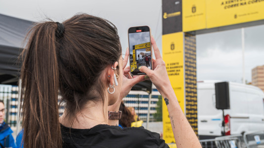 Gran ambiente en una nueva prueba del circuito Coruña Corre