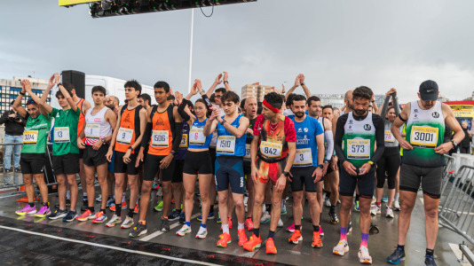 Gran ambiente en una nueva prueba del circuito Coruña Corre