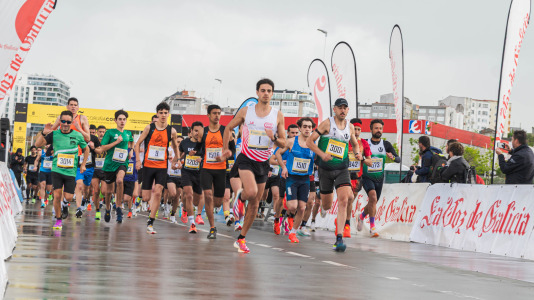 Gran ambiente en una nueva prueba del circuito Coruña Corre