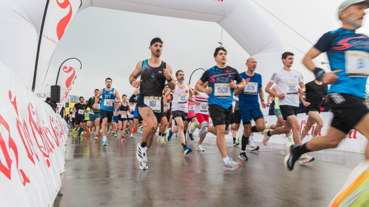Gran ambiente en una nueva prueba del circuito Coruña Corre