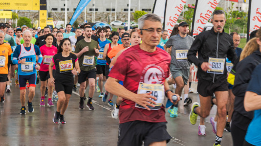 Gran ambiente en una nueva prueba del circuito Coruña Corre