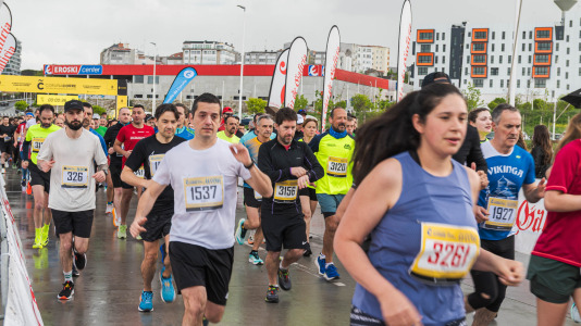 Gran ambiente en una nueva prueba del circuito Coruña Corre