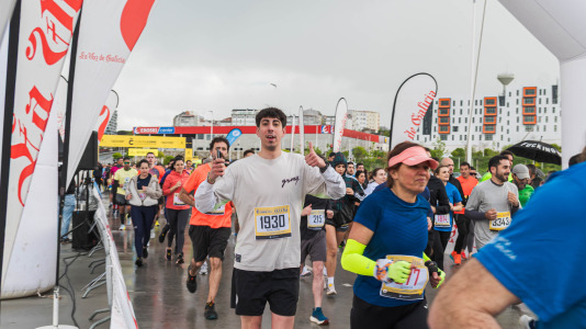 Gran ambiente en una nueva prueba del circuito Coruña Corre
