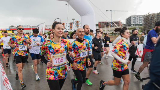 Gran ambiente en una nueva prueba del circuito Coruña Corre
