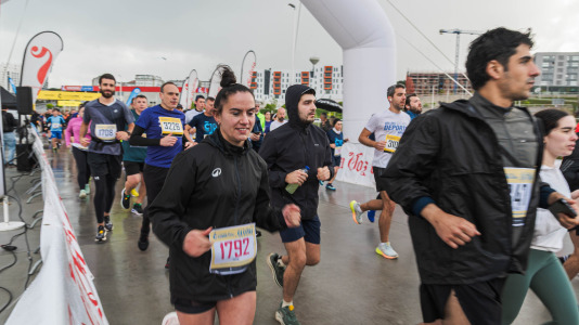 Gran ambiente en una nueva prueba del circuito Coruña Corre