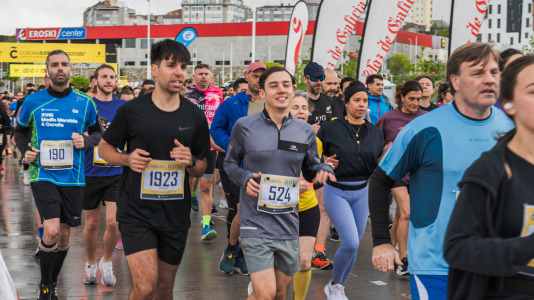 Gran ambiente en una nueva prueba del circuito Coruña Corre