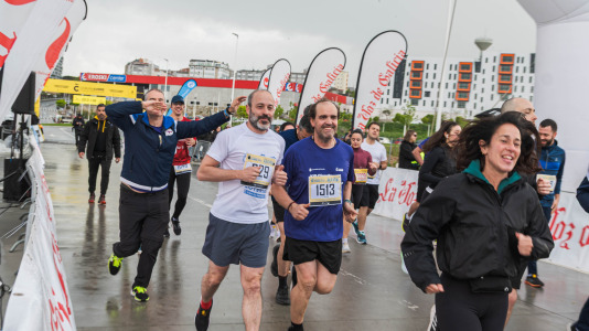 Gran ambiente en una nueva prueba del circuito Coruña Corre