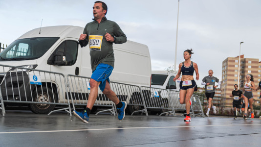 Gran ambiente en una nueva prueba del circuito Coruña Corre