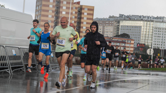 Gran ambiente en una nueva prueba del circuito Coruña Corre