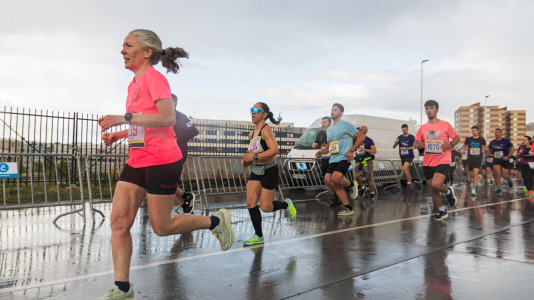 Gran ambiente en una nueva prueba del circuito Coruña Corre
