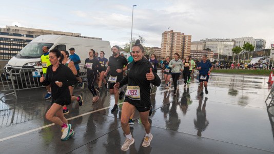 Gran ambiente en una nueva prueba del circuito Coruña Corre