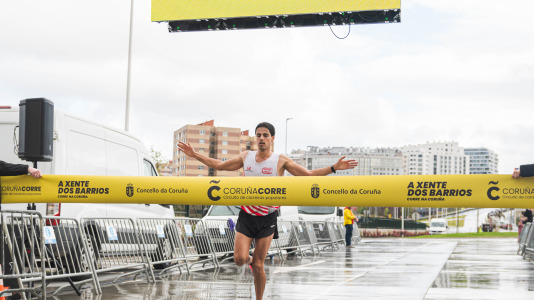 Gran ambiente en una nueva prueba del circuito Coruña Corre
