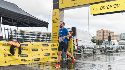 Gran ambiente en una nueva prueba del circuito Coruña Corre