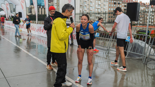 Gran ambiente en una nueva prueba del circuito Coruña Corre