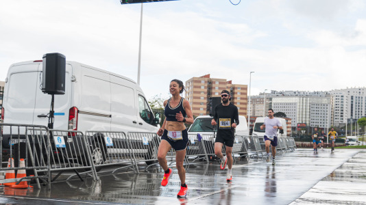Gran ambiente en una nueva prueba del circuito Coruña Corre