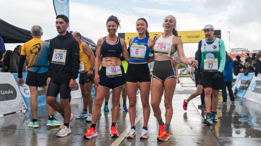 Gran ambiente en una nueva prueba del circuito Coruña Corre