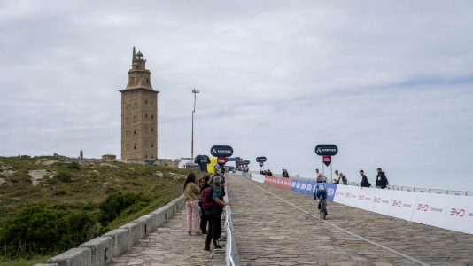 La ciudad herculina se movilizó para la gran prueba ciclista