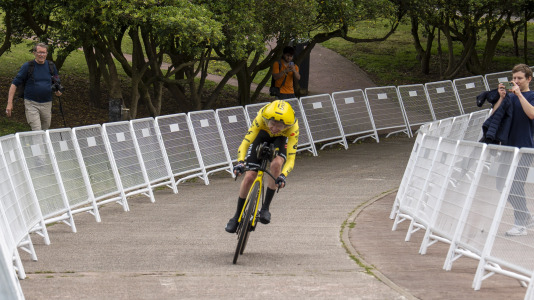 La ciudad herculina se movilizó para la gran prueba ciclista