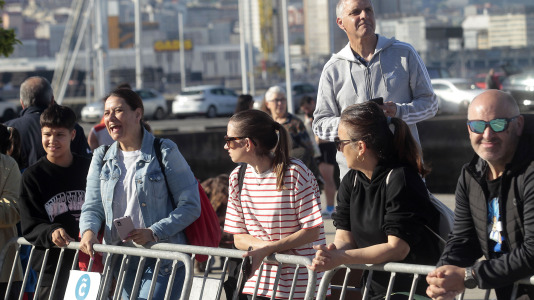 Casi 2.000 personas participaron en el recorrido de 10 kilómetros entre Oleiros y A Coruña