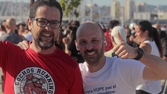 Casi 2.000 personas participaron en el recorrido de 10 kilómetros entre Oleiros y A Coruña