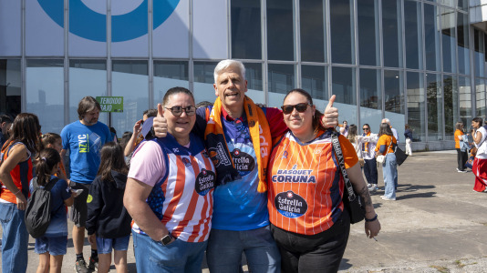 Galería de afición Básquet Coruña-Gipuzkoa