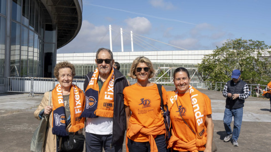 Galería de afición Básquet Coruña-Gipuzkoa