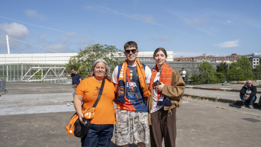 Galería de afición Básquet Coruña-Gipuzkoa