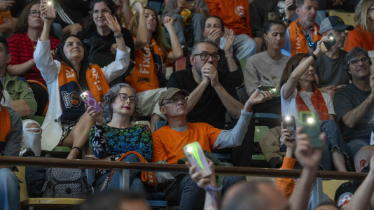 Galería de afición Básquet Coruña-Gipuzkoa