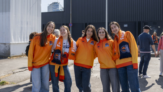 Galería de afición Básquet Coruña-Gipuzkoa