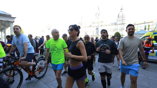 Este domingo 26 de abril se realizó en la plaza de María Pita esta fiesta del deporte alternativo