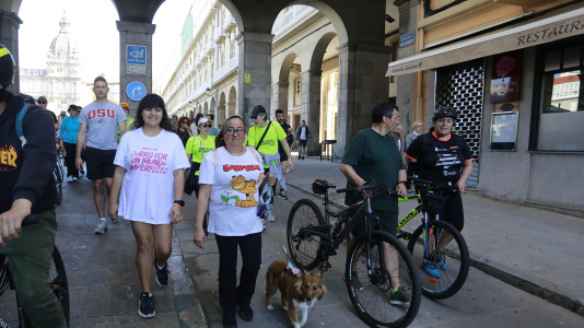 Este domingo 26 de abril se realizó en la plaza de María Pita esta fiesta del deporte alternativo