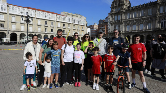 Este domingo 26 de abril se realizó en la plaza de María Pita esta fiesta del deporte alternativo