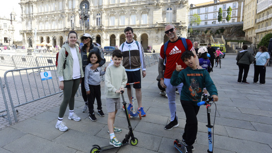 Este domingo 26 de abril se realizó en la plaza de María Pita esta fiesta del deporte alternativo