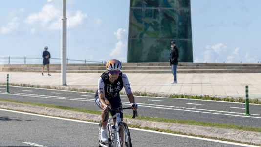 Paso de la Vuelta Ciclista a España femenina por A Coruña