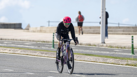 Paso de la Vuelta Ciclista a España femenina por A Coruña
