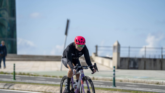 Paso de la Vuelta Ciclista a España femenina por A Coruña
