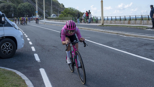 Paso de la Vuelta Ciclista a España femenina por A Coruña