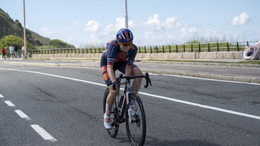 Paso de la Vuelta Ciclista a España femenina por A Coruña