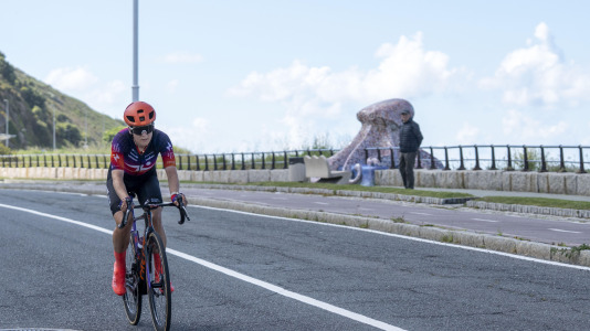 Paso de la Vuelta Ciclista a España femenina por A Coruña
