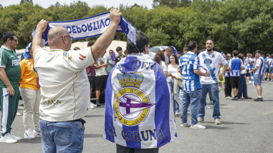 Cientos de blanquiazules alentaron al equipo