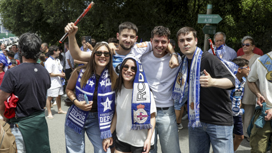 Cientos de blanquiazules alentaron al equipo