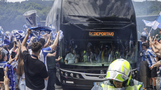 Cientos de blanquiazules alentaron al equipo