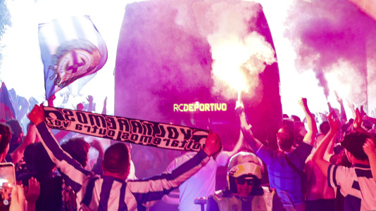 Cientos de blanquiazules alentaron al equipo