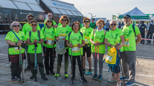 Corredores de todas las edades participaron en la prueba solidaria por las calles de A Coruña