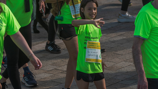 Corredores de todas las edades participaron en la prueba solidaria por las calles de A Coruña