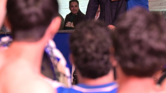 Miles de deportivistas, con Juan Carlos Escotet a la cabeza, disfrutaron antes y celebraron después con la plantilla en una noche para la historia