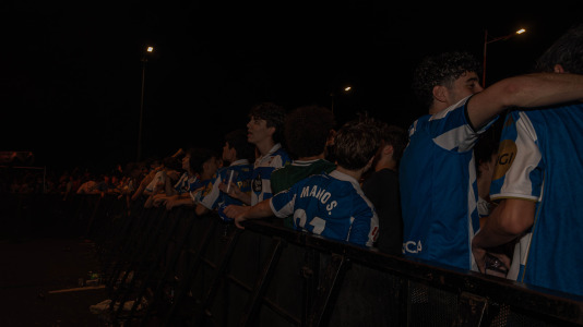 Miles de deportivistas, con Juan Carlos Escotet a la cabeza, disfrutaron antes y celebraron después con la plantilla en una noche para la historia