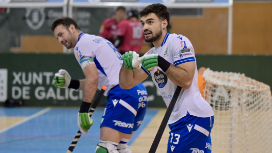 Los verdiblancos ganaron por 4-1 y pusieron el primer punto de la eliminatoria en el Palacio de los Deportes de Riazor